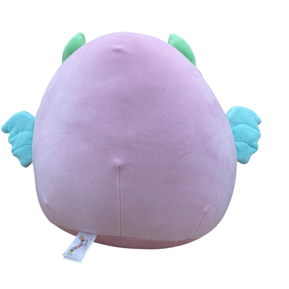 Squishmallows Lilia the Dragon 8 Inch Plush Lavender Green Pink Jazwares NWT - Picture 2 of 8